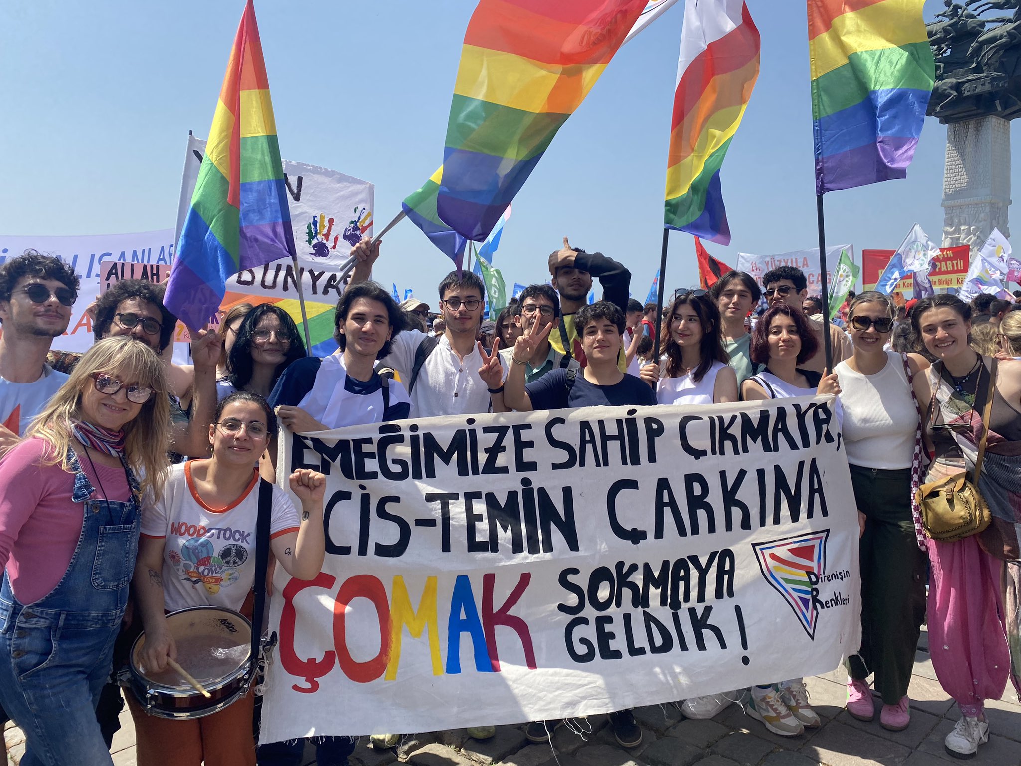 1 Mayıs’tan gökkuşağı manzaraları Kaos GL - LGBTİ+ Haber Portalı