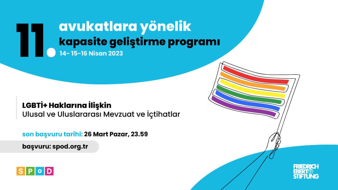 11. Avukatlara Yönelik Kapasite Geliştirme Programı başvuruları başladı Kaos GL - LGBTİ+ Haber Portalı