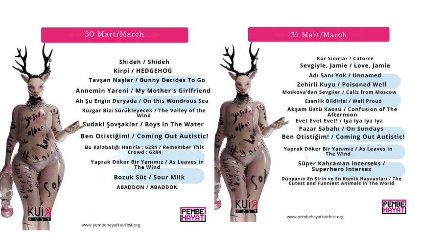 12. Pembe Hayat KuirFest, #HasOnline’da gösterimleri gerçekleşecek filmlerin listesini yayınladı! Kaos GL - LGBTİ+ Haber Portalı