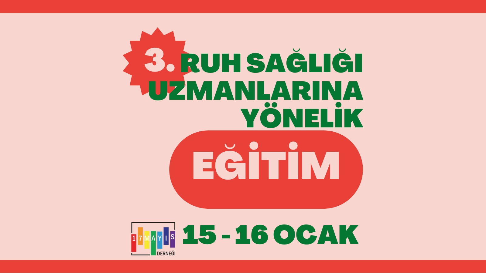 17 Mayıs’tan yeniden Ruh Sağlığı Uzmanlarına Yönelik Eğitim! Kaos GL - LGBTİ+ Haber Portalı