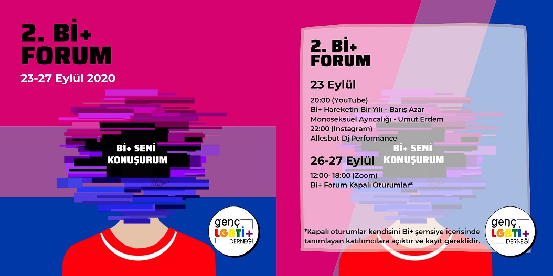 2. Bi+ Forum yarın başlıyor: Bi+ Seni Konuşurum Kaos GL - LGBTİ+ Haber Portalı