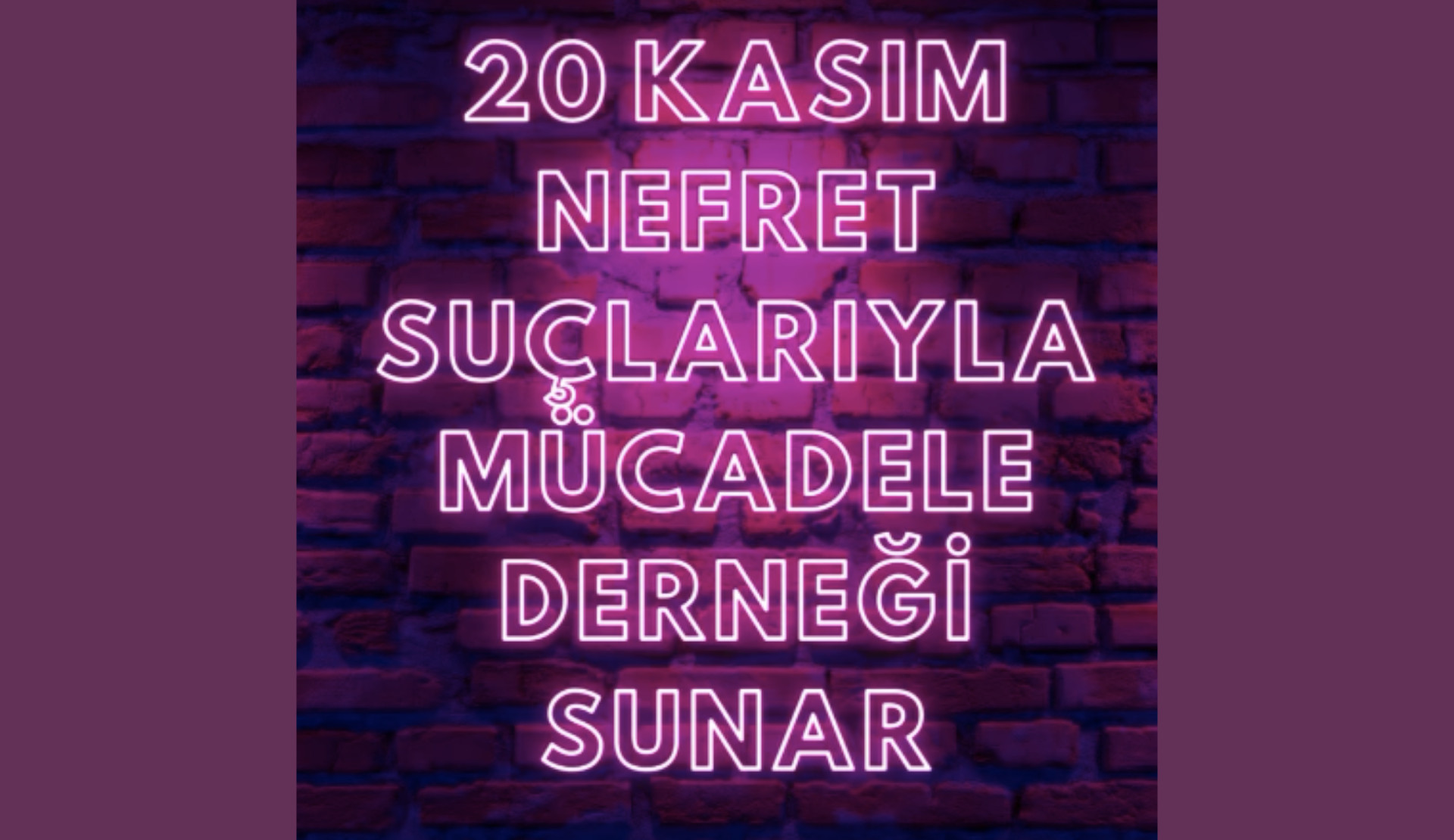 20 Kasım Derneği, 20 Kasım etkinliklerini duyurdu! Kaos GL - LGBTİ+ Haber Portalı
