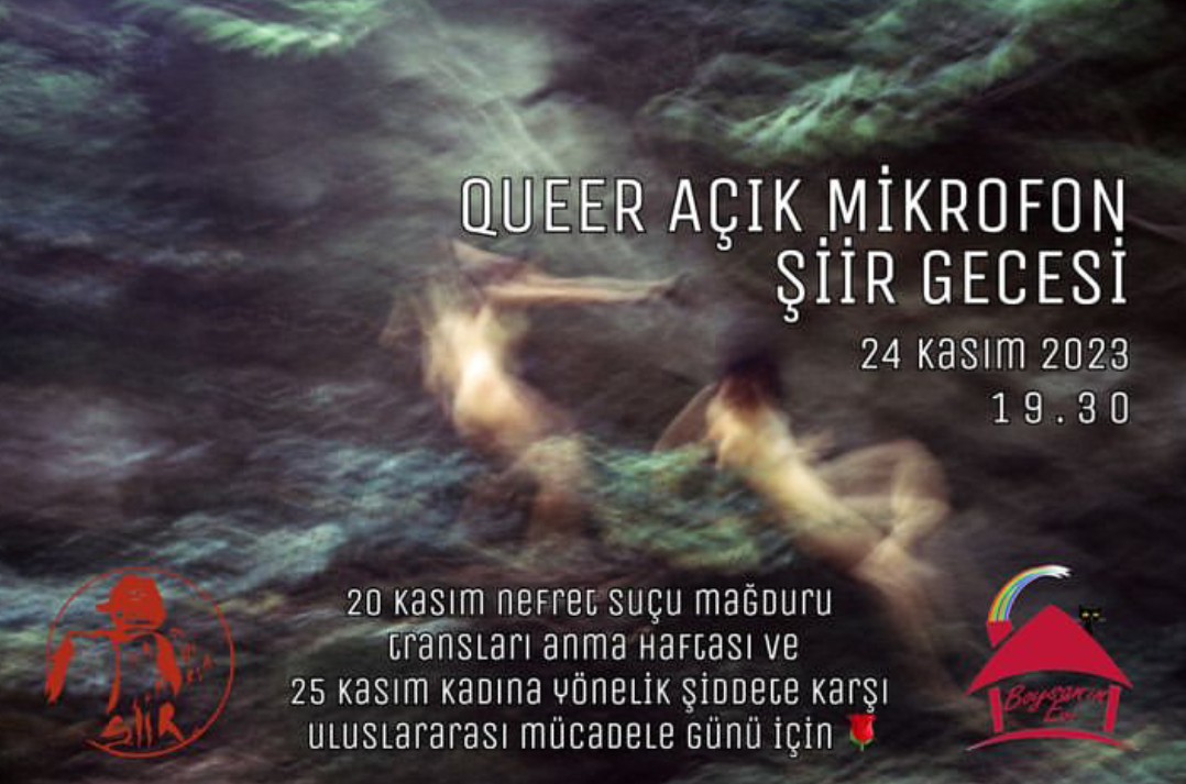 20 Kasım için queer şiir gecesi Kaos GL - LGBTİ+ Haber Portalı