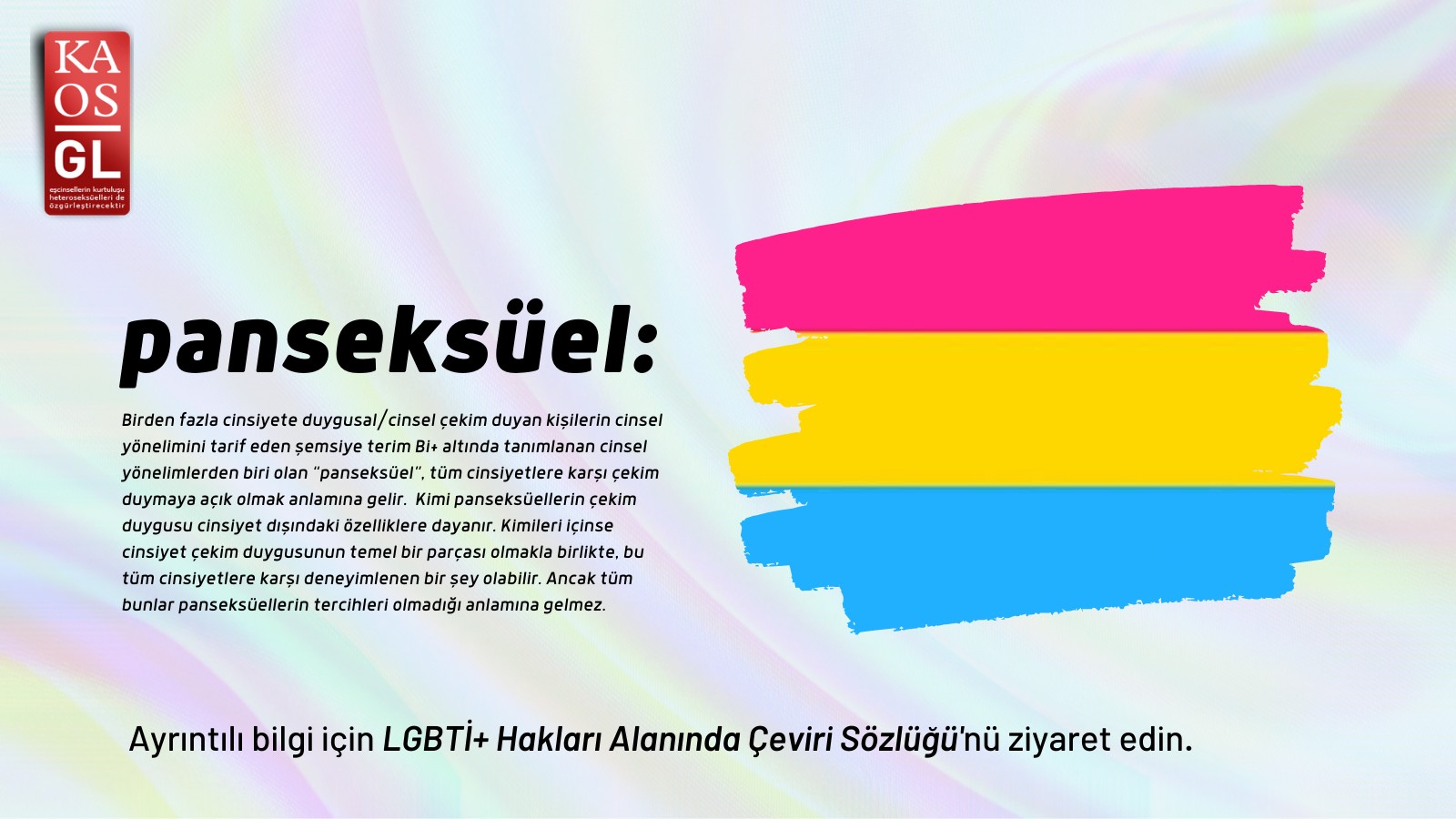 24 Mayıs Panseksüel Görünürlük Günü kutlu olsun! | Kaos GL - LGBTİ+ Haber Portalı