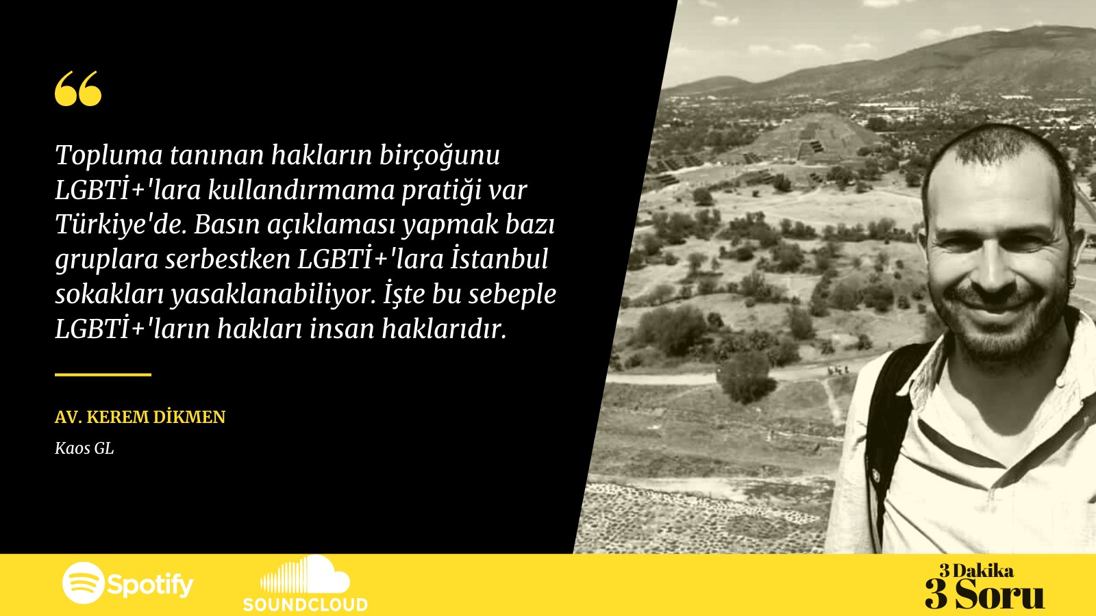 3 Dakika 3 Soru: İnsan hakları  | Kaos GL - LGBTİ+ Haber Portalı