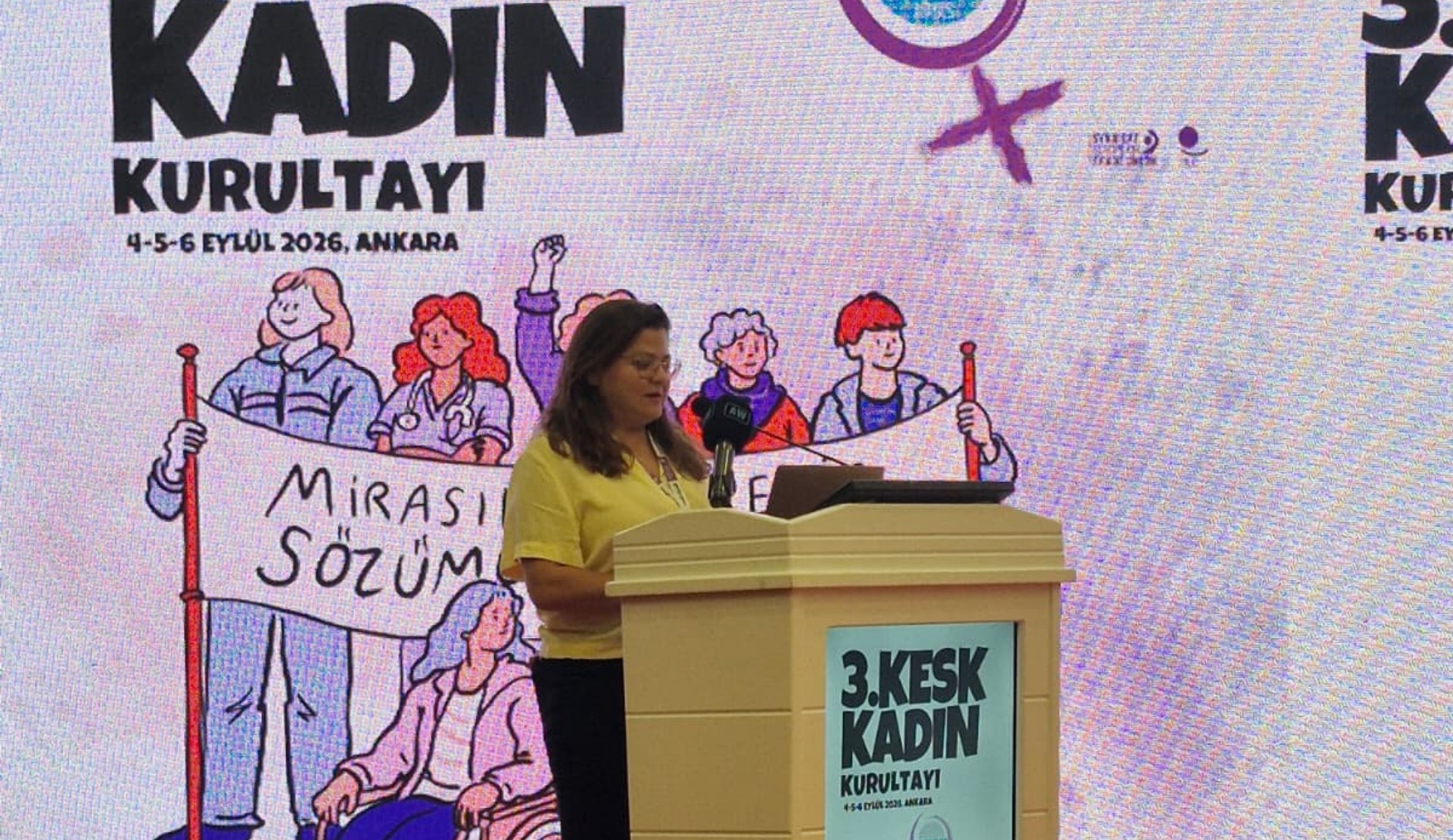 3. KESK Kadın Kurultayı, Ankara’da yapıldı: “Kadınların, LGBTİ+’ların ve işçi sınıfının kurtuluşu birbirine sımsıkı bağlıdır!” | Kaos GL - LGBTİ+ Haber Portalı Haber