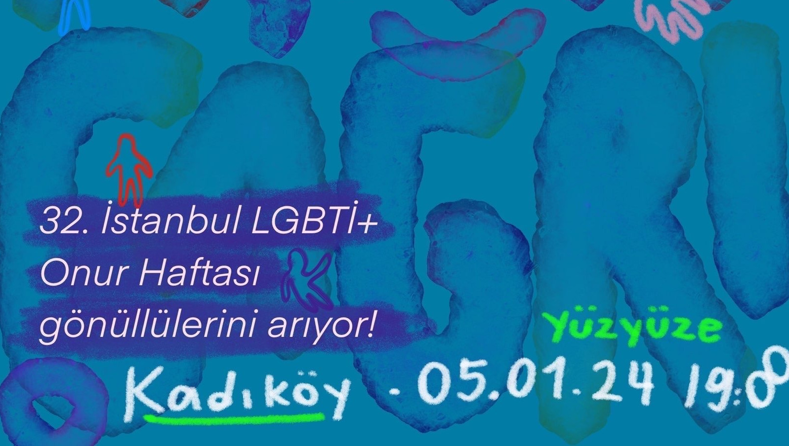 32. İstanbul LGBTİ+ Onur Haftası gönüllülerini arıyor Kaos GL - LGBTİ+ Haber Portalı