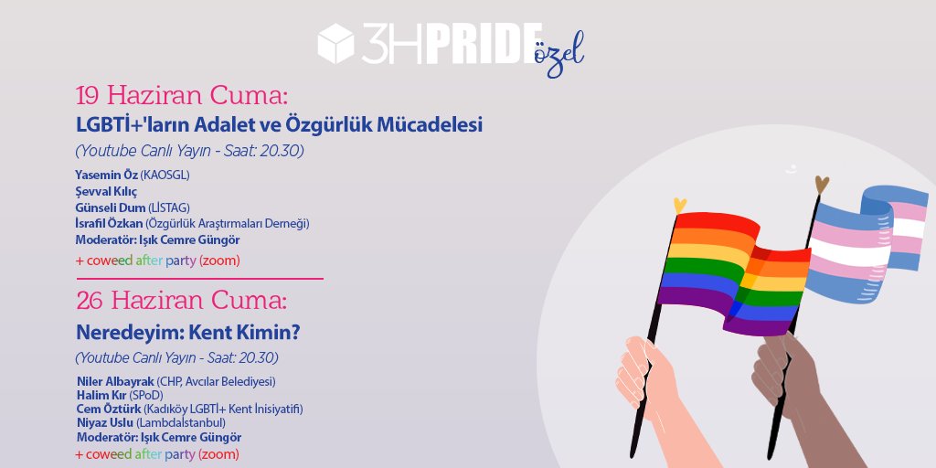 3H Hareketi’nden Pride söyleşileri Kaos GL - LGBTİ+ Haber Portalı