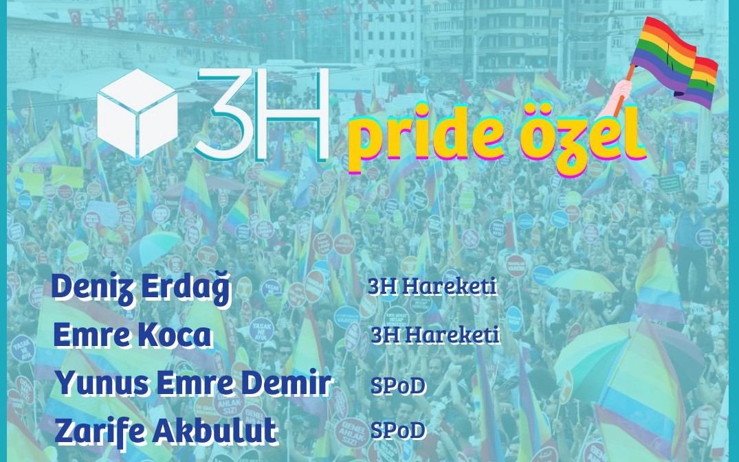 3H Hareketi’nden Pride yayını | Kaos GL - LGBTİ+ Haber Portalı Haber