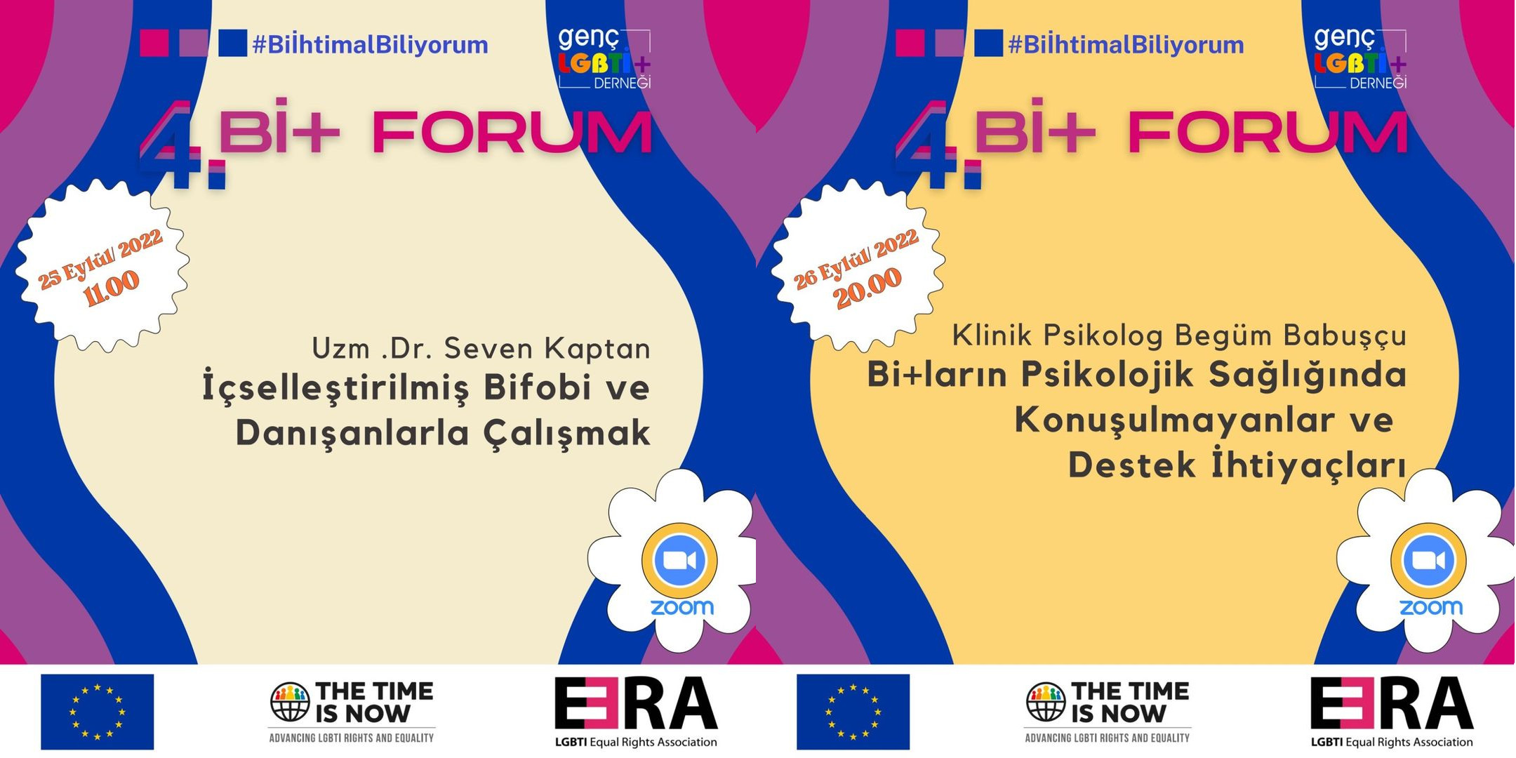 4. Bi+ Forum, ruh sağlığı uzmanlarına yönelik atölyelerle sona erecek | Kaos GL - LGBTİ+ Haber Portalı Haber