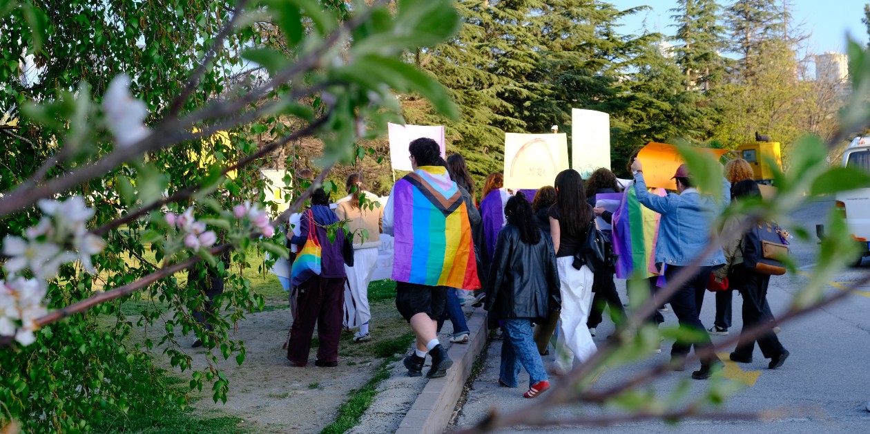 7. Bilkent Onur Yürüyüşü yapıldı: “Vardık, varız, var olacağız” | Kaos GL - LGBTİ+ Haber Portalı Haber