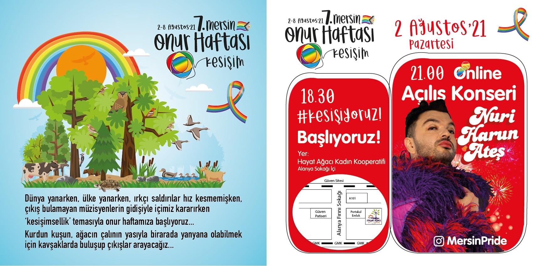 7. Mersin Onur Haftası başlıyor! Kaos GL - LGBTİ+ Haber Portalı