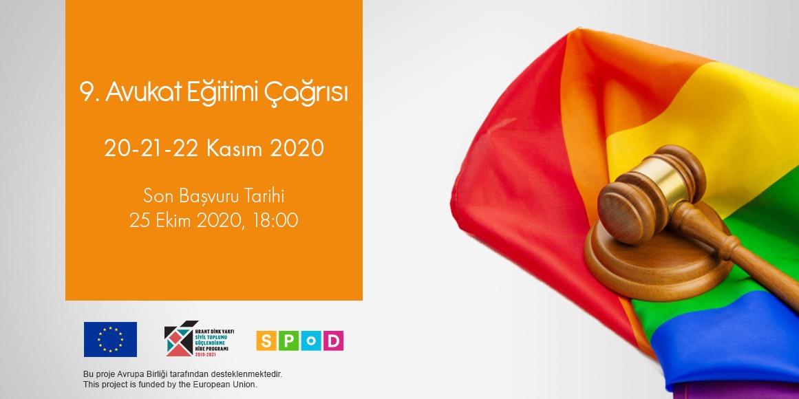 9. Avukat Eğitimi için başvurular açıldı Kaos GL - LGBTİ+ Haber Portalı