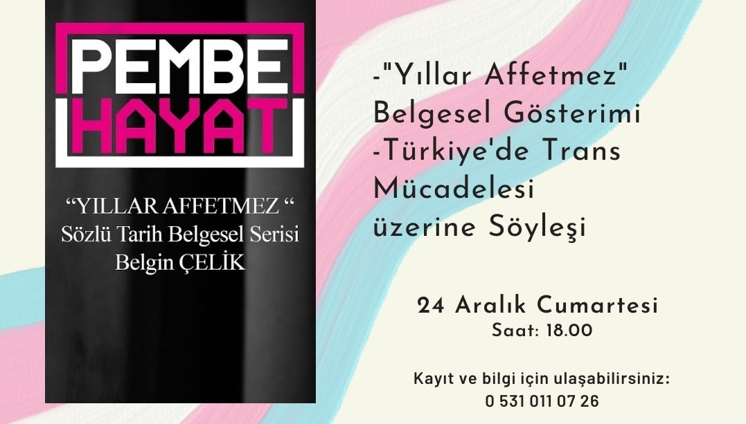  Adana: Direnişin Renkleri’nden “Yıllar Affetmez” gösterimi ve söyleşi   Kaos GL - LGBTİ+ Haber Portalı
