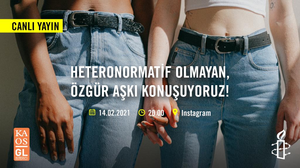 Af Örgütü ve Kaos GL’den ortak 14 Şubat etkinliği Kaos GL - LGBTİ+ Haber Portalı