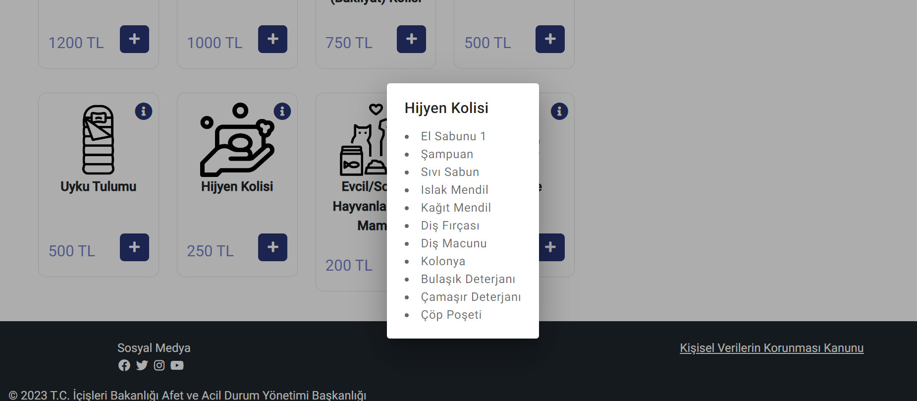 AFAD Yardım Market’te regl ürünleri yok! Kaos GL - LGBTİ+ Haber Portalı