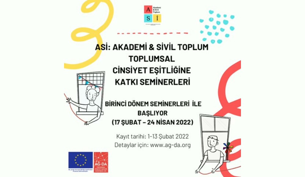 AĞ-DA, ASİ - Toplumsal Cinsiyet Eşitliğine Katkı Seminerleri 17 Şubat’ta başlıyor Kaos GL - LGBTİ+ Haber Portalı