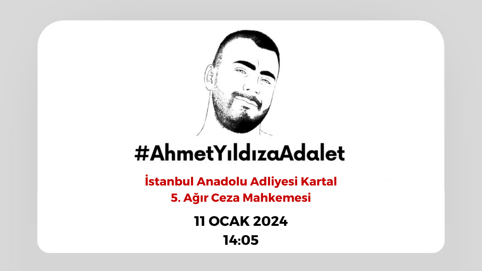 Ahmet Yıldız davası 11 Ocak’ta Kaos GL - LGBTİ+ Haber Portalı