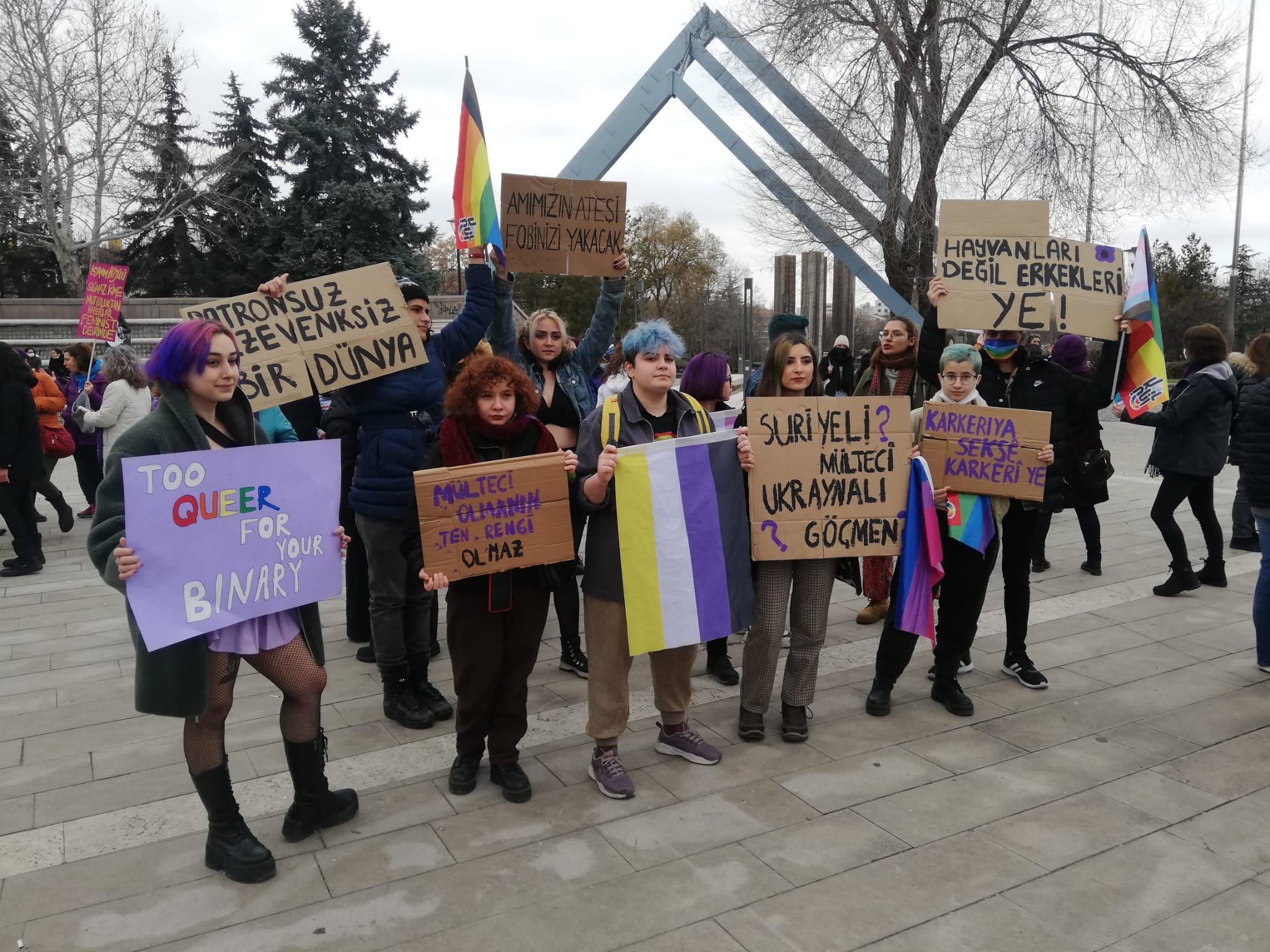 Ankara’da 8 Mart mitingi: Dünyayı yerinden oynatacağız! Kaos GL - LGBTİ+ Haber Portalı