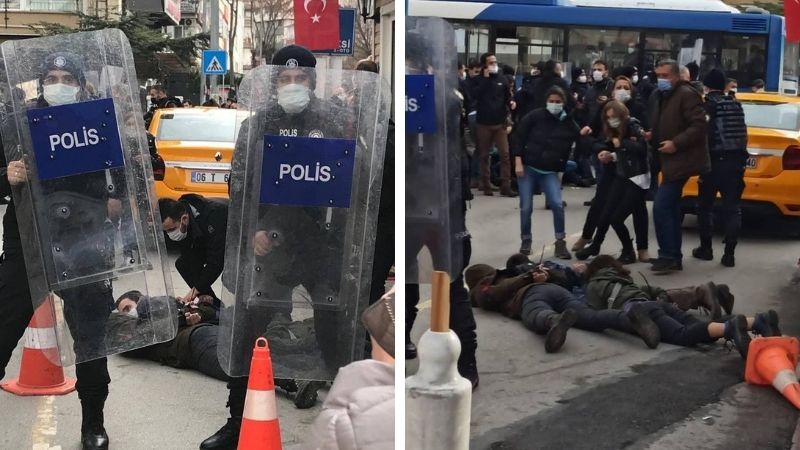 Ankara’da polis gökkuşağı bayraklarına saldırdı, gözaltına alınanlar darp edildi Kaos GL - LGBTİ+ Haber Portalı