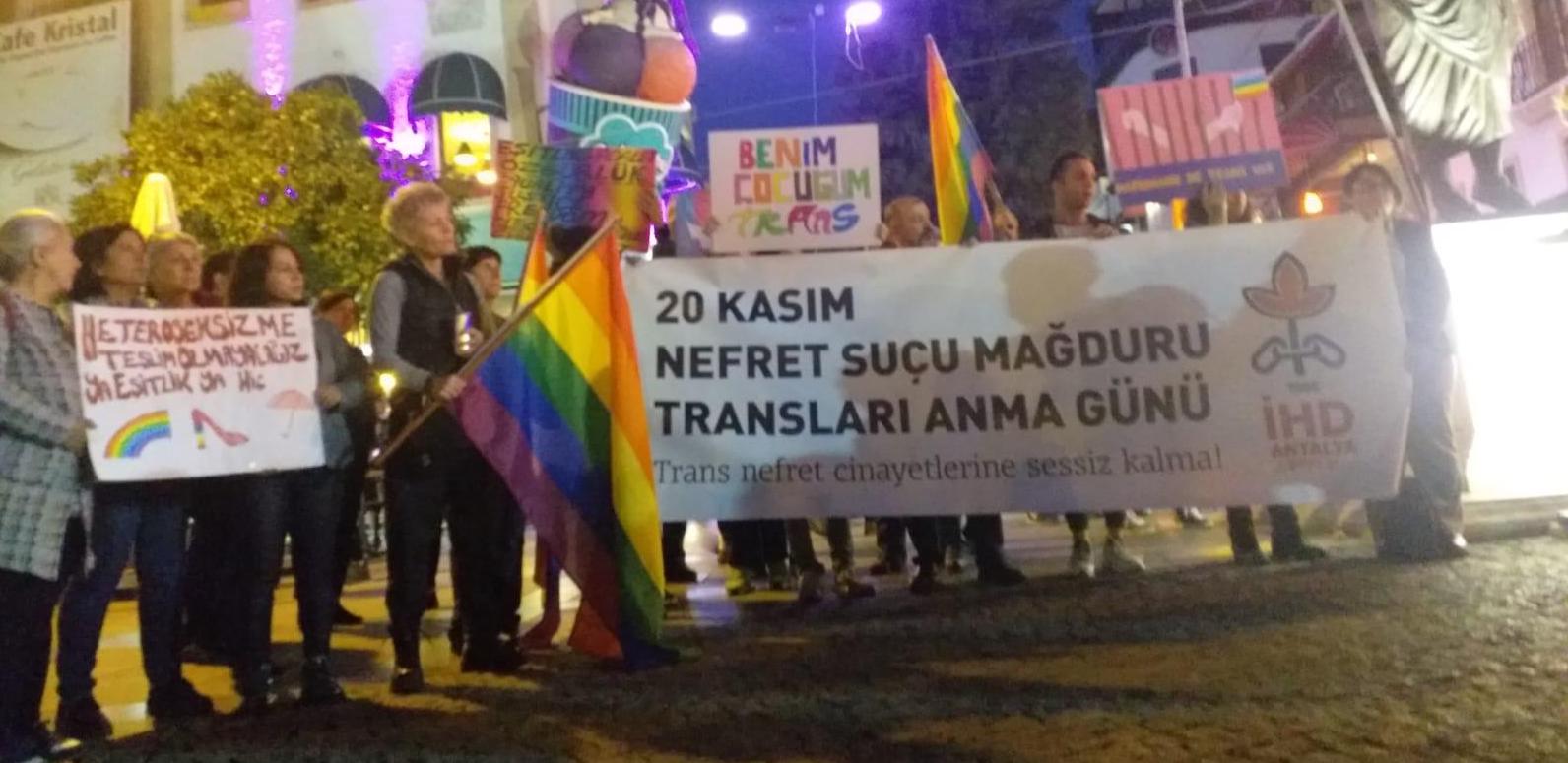 Antalya’da 20 Kasım: Susma, haykır translar vardır Kaos GL - LGBTİ+ Haber Portalı