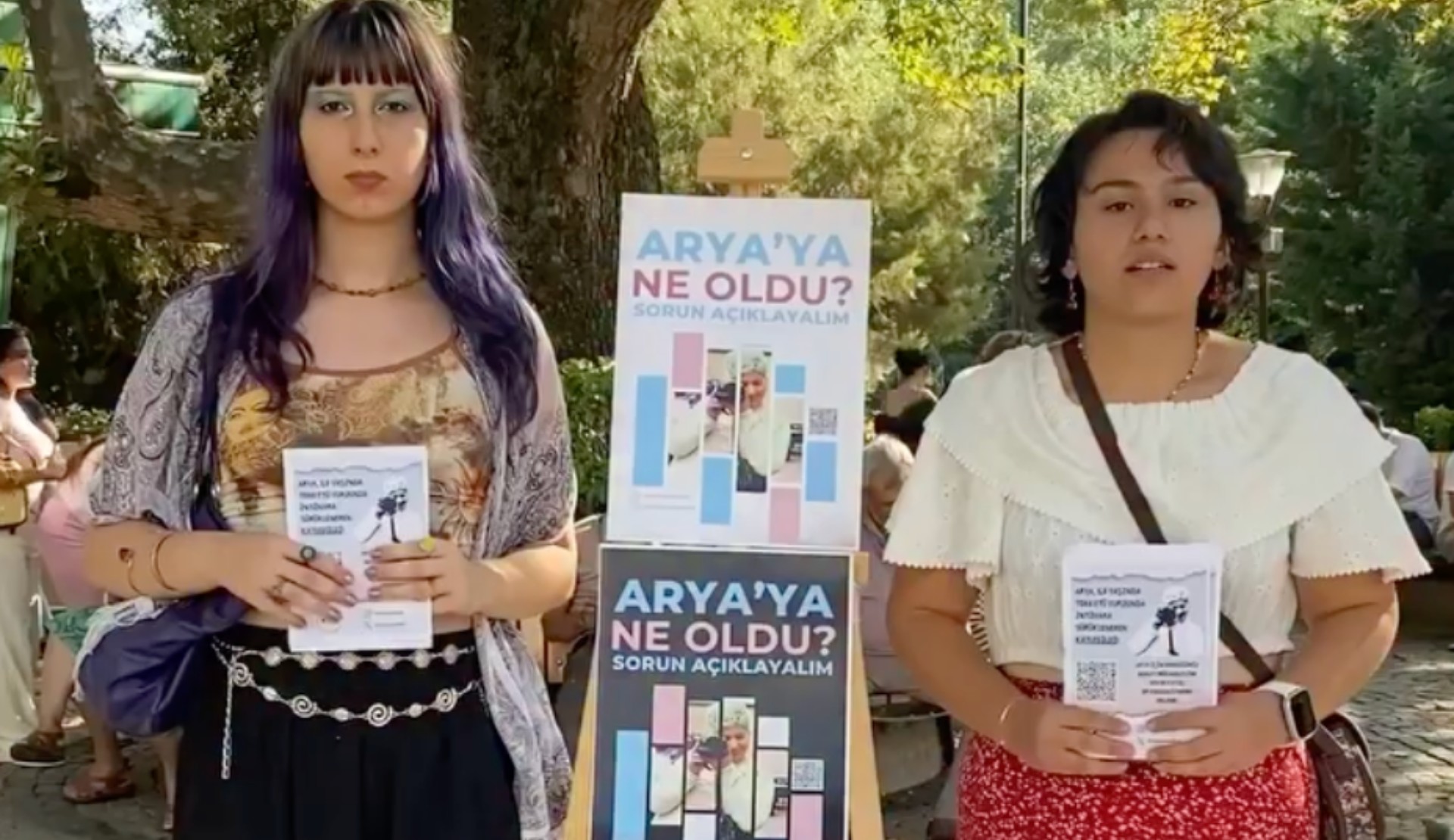 Arya’ya Ne Oldu İnisiyatifi, Kuğulu Park’tan seslendi: “Arya'nın hesabını biz soracağız” | Kaos GL - LGBTİ+ Haber Portalı Haber