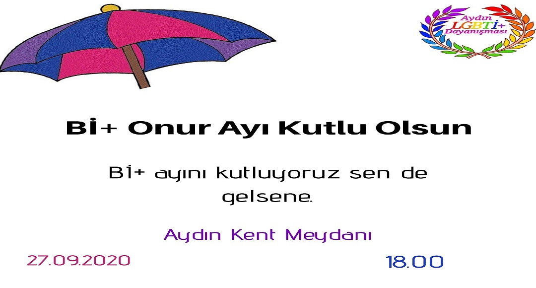 Aydın Bi+ Onur Ayı’nı kutluyor Kaos GL - LGBTİ+ Haber Portalı