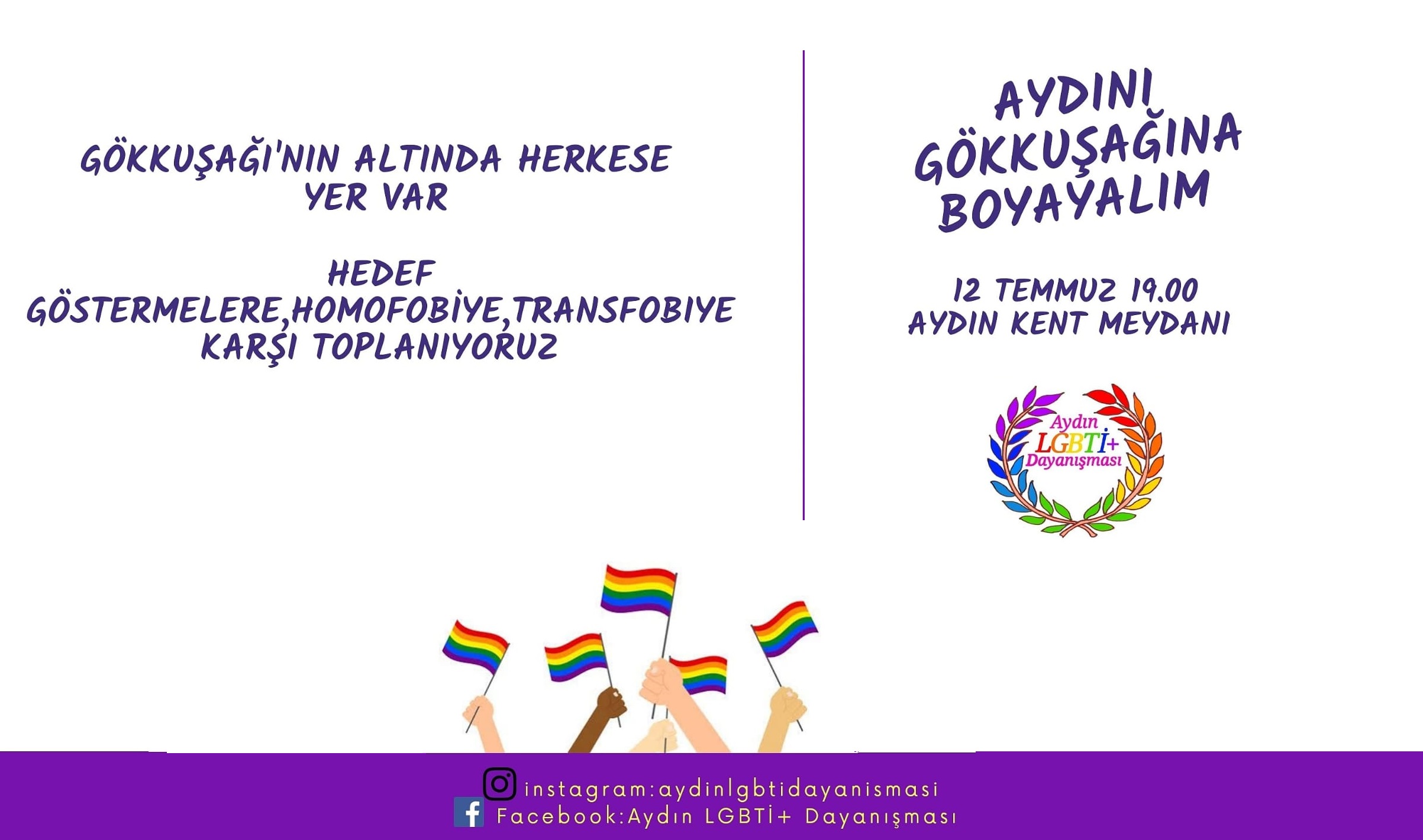 Aydın LGBTİ+ Dayanışması basın açıklamasına çağırıyor Kaos GL - LGBTİ+ Haber Portalı