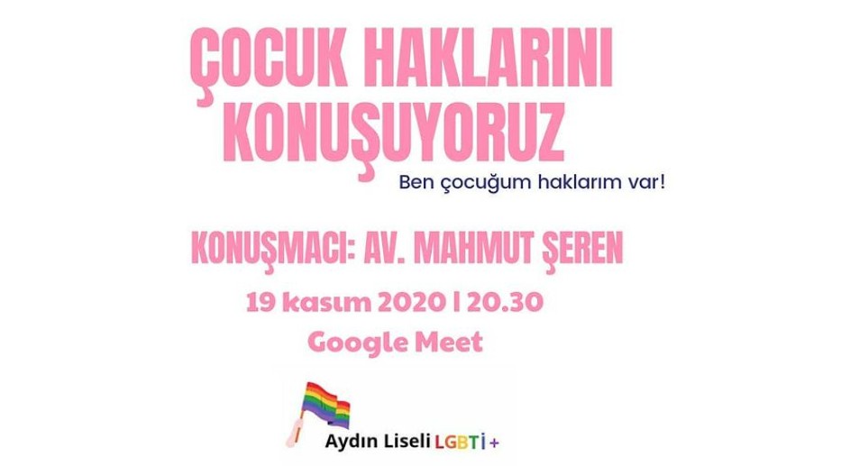 Aydın Liseli LGBTİ+, çocuk haklarını konuşmaya çağırıyor Kaos GL - LGBTİ+ Haber Portalı