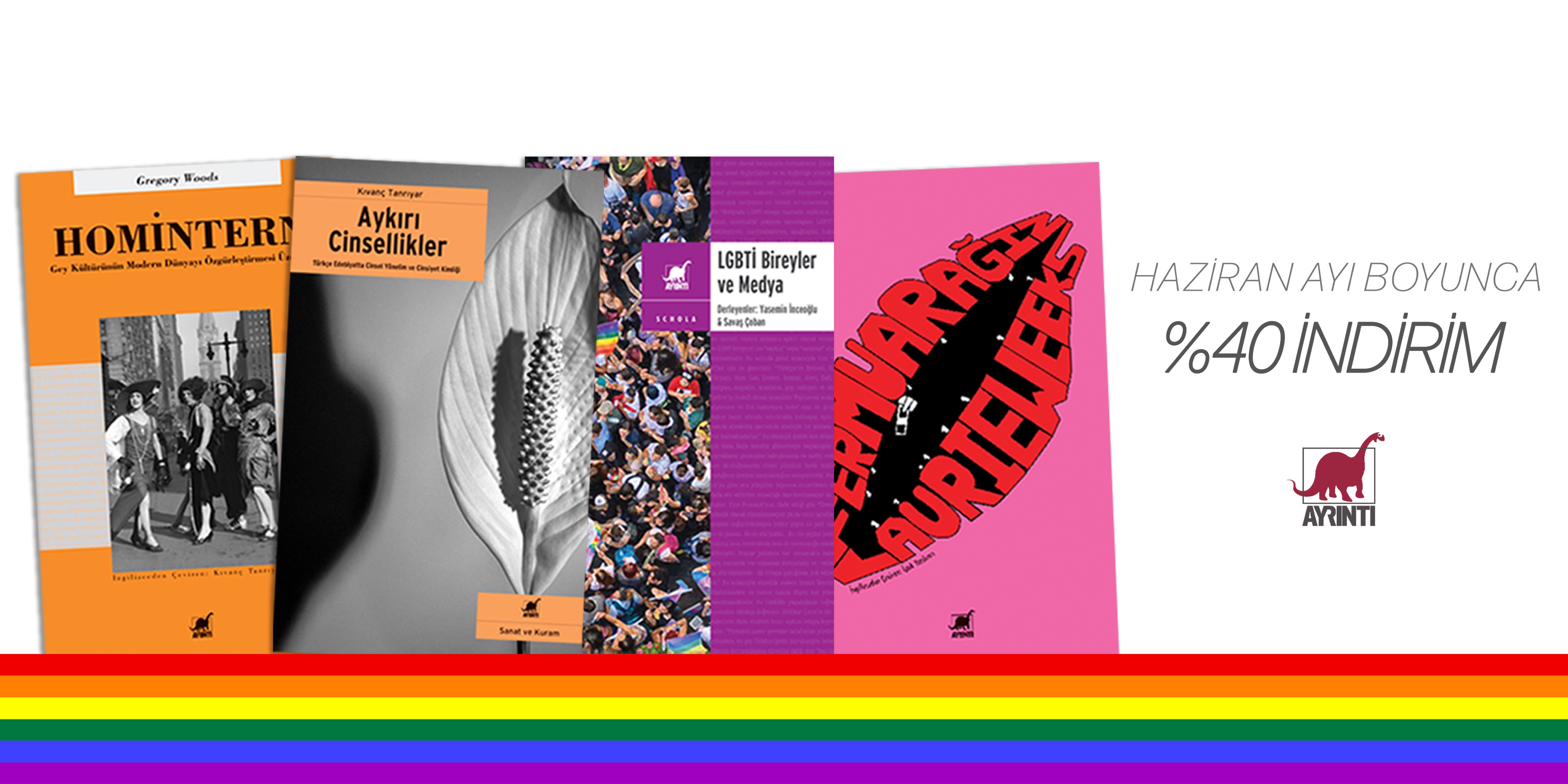 Ayrıntı Yayınları’nda Onur Ayı indirimi Kaos GL - LGBTİ+ Haber Portalı