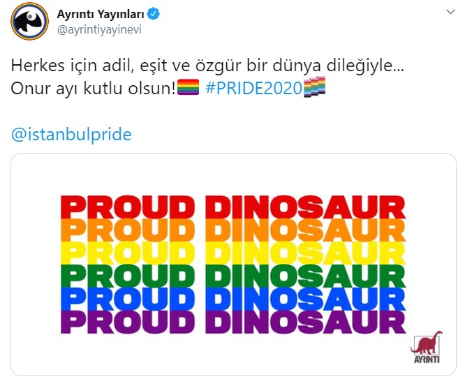 Ayrıntı Yayınları Onur Ayı kutlaması Kaos GL - LGBTİ+ Haber Portalı