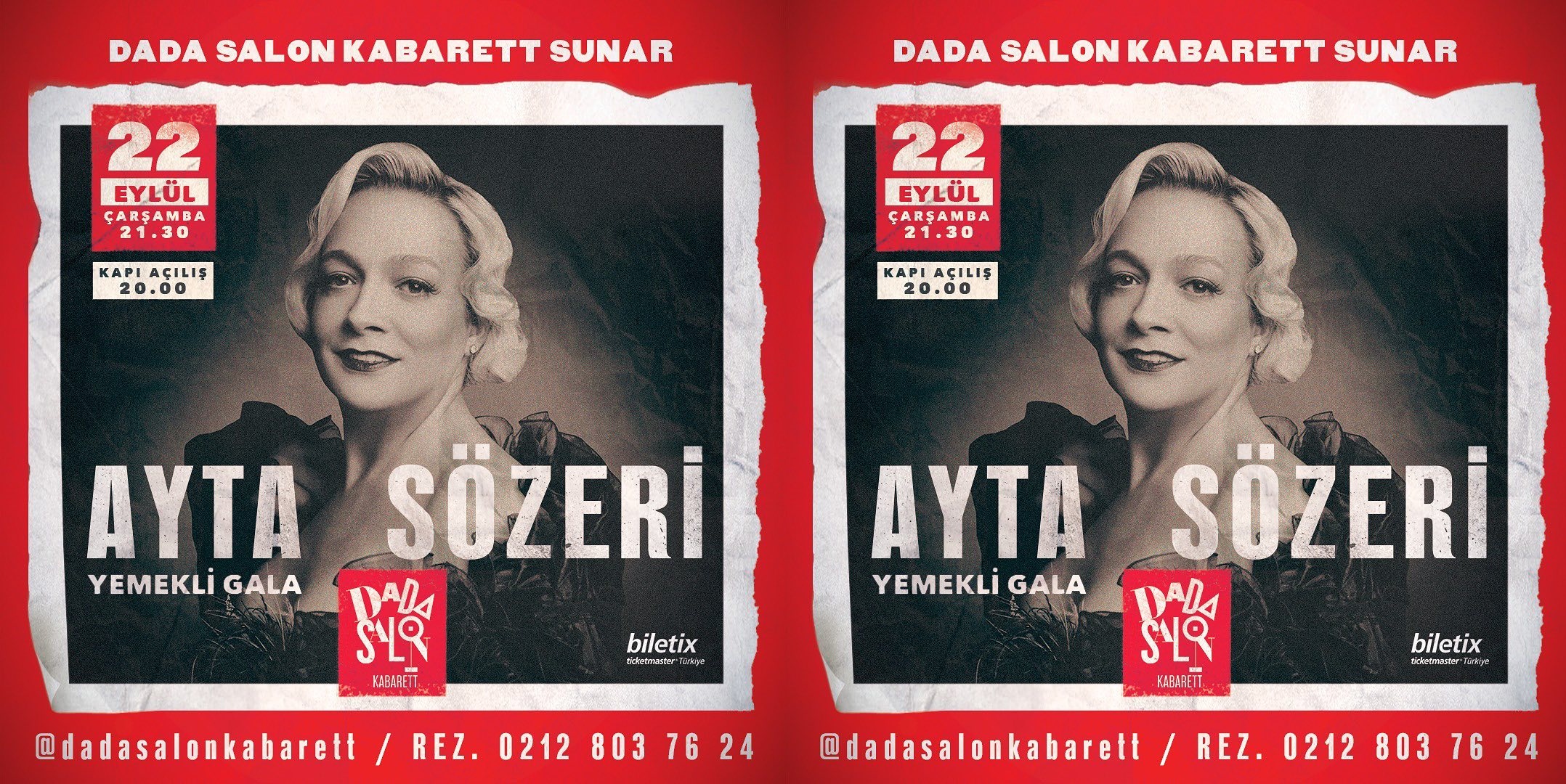Ayta Sözeri, 22 Eylül’de Dada Salon Kabarett’te Kaos GL - LGBTİ+ Haber Portalı
