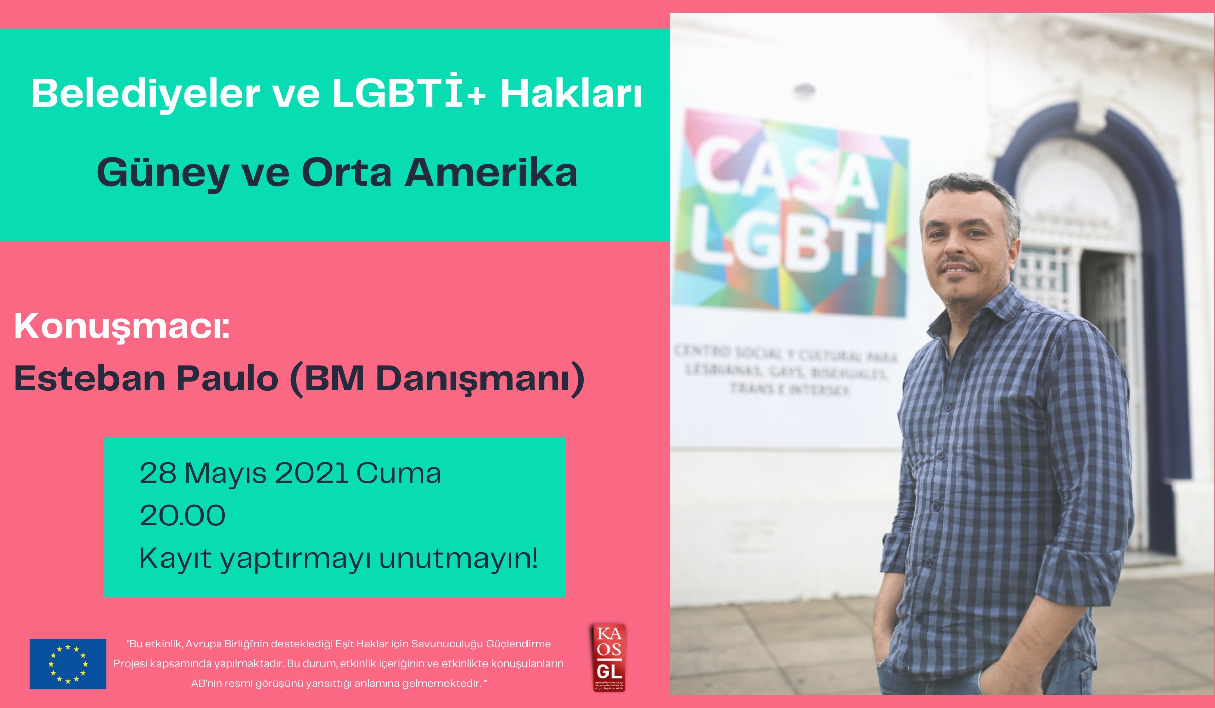 “Belediyeler ve LGBTİ+ Hakları: Güney ve Orta Amerika” söyleşisine davetlisiniz! Kaos GL - LGBTİ+ Haber Portalı
