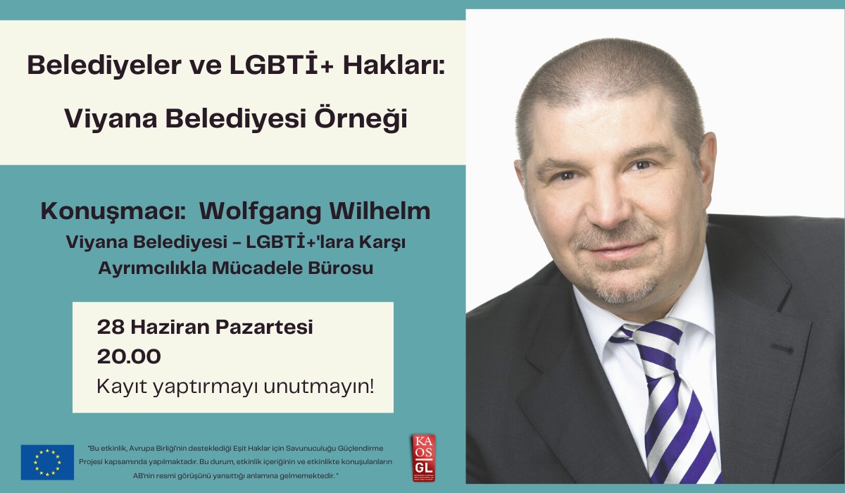 Belediyeler ve LGBTİ+ Hakları söyleşilerinde sıra Viyana Belediyesi’nde! | Kaos GL - LGBTİ+ Haber Portalı Haber