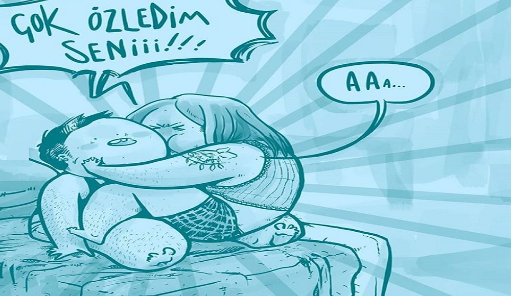 Bartu çizdi: Kuir Günler, Nasılsa evdeyiz | Kaos GL - LGBTİ+ Haber Portalı