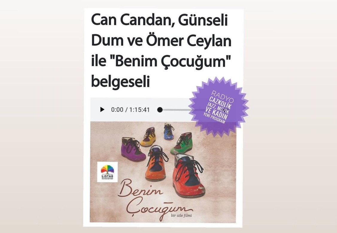“Benim Çocuğum” Radyo Cazkolik’te Kaos GL - LGBTİ+ Haber Portalı