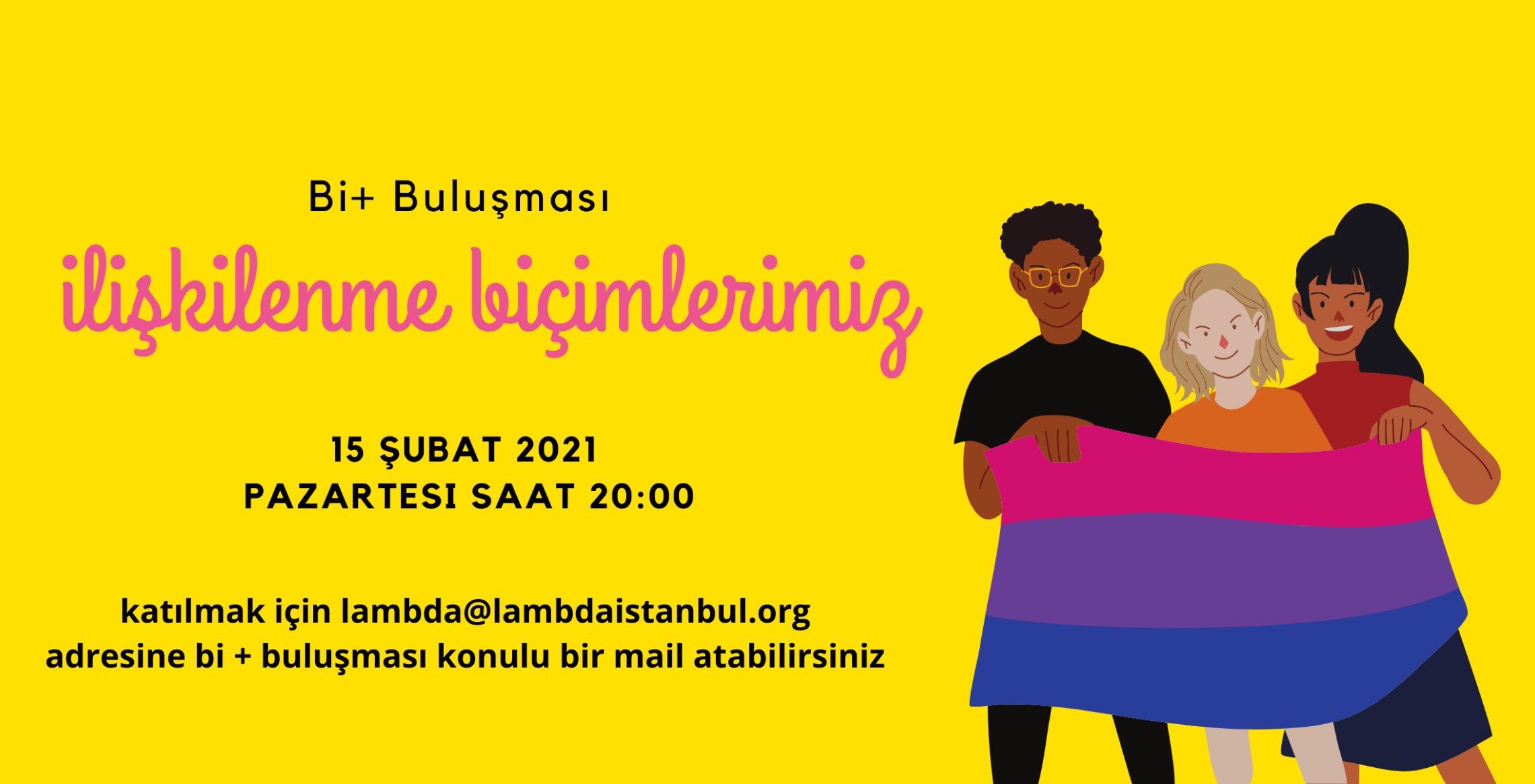 Bi+ Buluşması: İlişkilenme biçimlerimiz Kaos GL - LGBTİ+ Haber Portalı