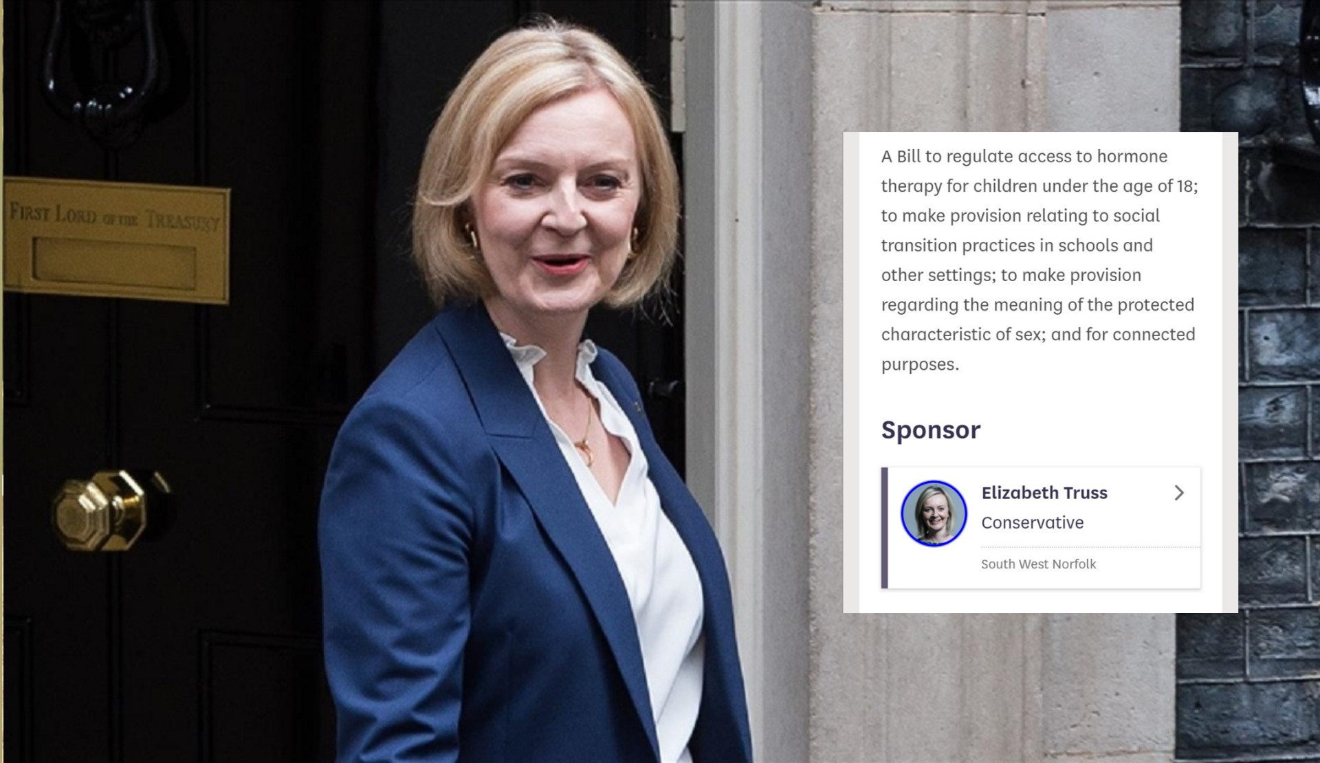 Birleşik Krallık Eski Başbakanı Liz Truss, parlamentoya trans karşıtı yasa tasarısı sundu Kaos GL - LGBTİ+ Haber Portalı