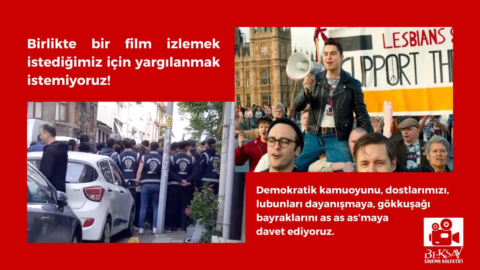 “Birlikte bir film izlemek istediğimiz için yargılanmak istemiyoruz” | Kaos GL - LGBTİ+ Haber Portalı