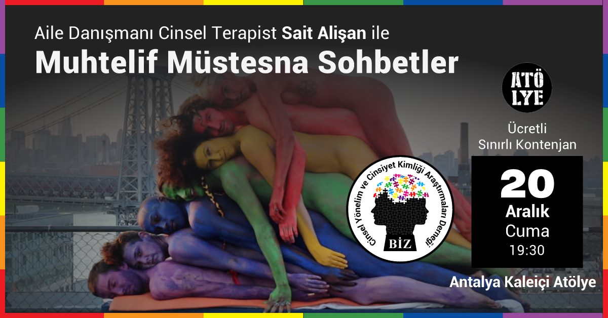 BİZ’den “Muhtelif Müstesna Sohbetler” Kaos GL - LGBTİ+ Haber Portalı