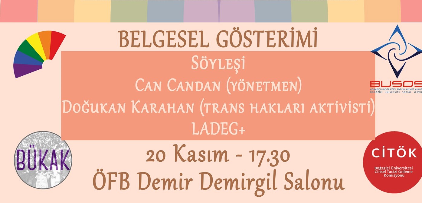 Boğaziçi Üniversitesi’nden 20 Kasım etkinlikleri Kaos GL - LGBTİ+ Haber Portalı
