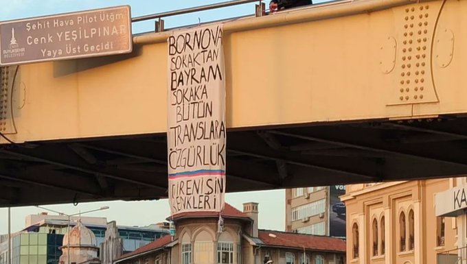 “Bornova Sokak'tan Bayram Sokak'a bütün translara özgürlük için örgütlenmeye!” Kaos GL - LGBTİ+ Haber Portalı
