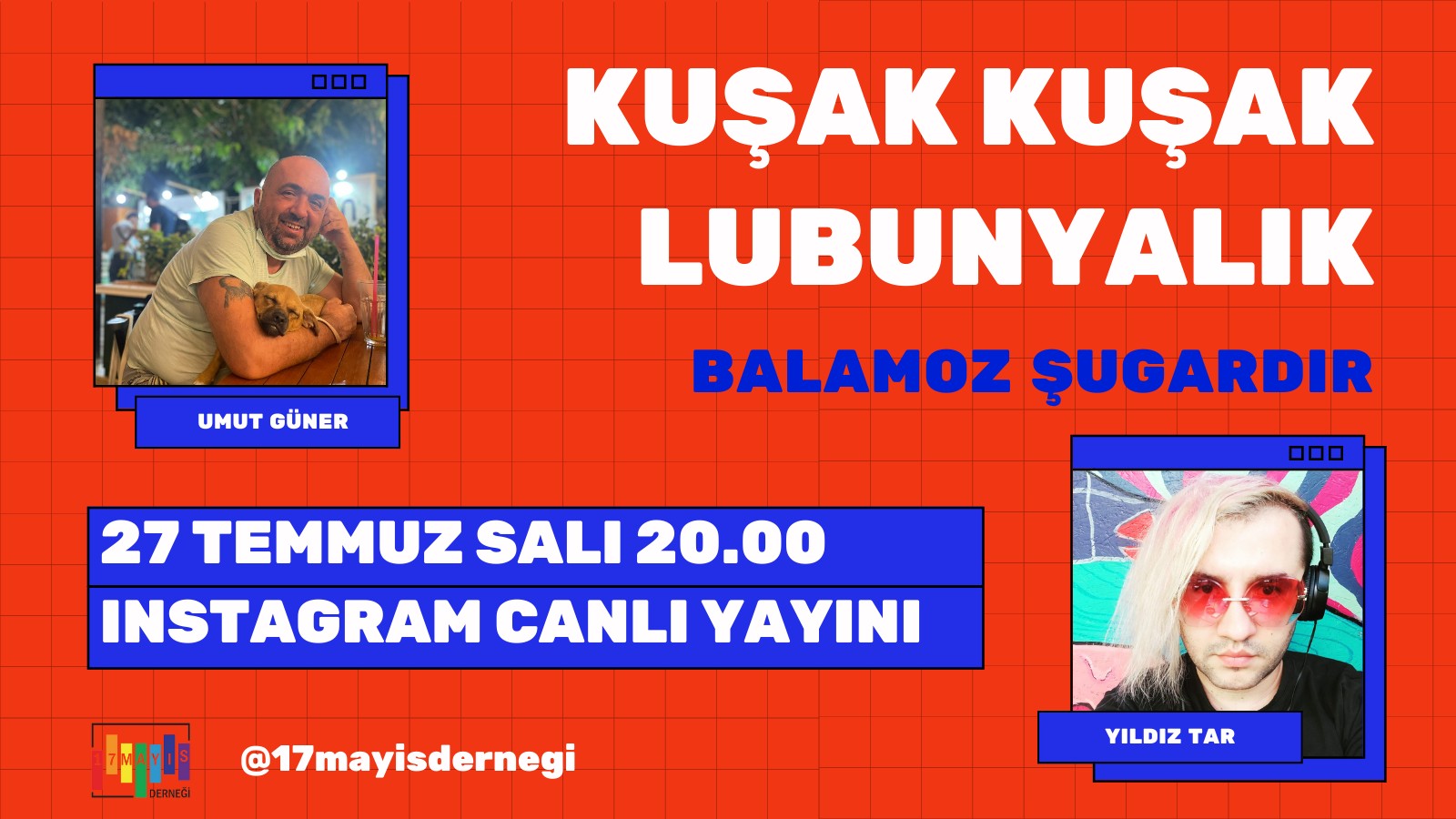 Canlı yayın: 27 Temmuz’da Kuşak Kuşak Lubunyalık! Kaos GL - LGBTİ+ Haber Portalı