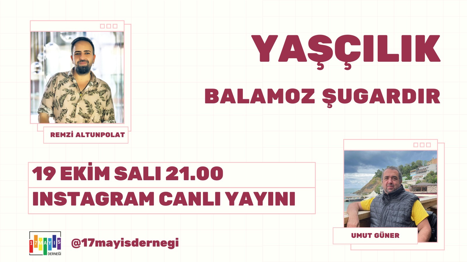 Canlı yayın: Yaşçılık Kaos GL - LGBTİ+ Haber Portalı