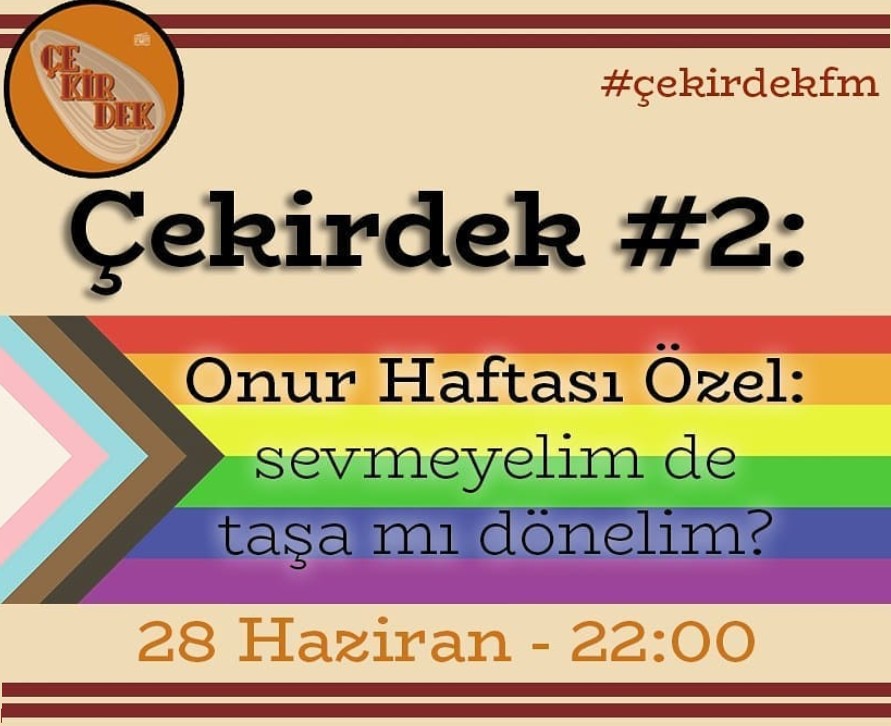 Çekirdek FM’de Onur Haftası özel yayını Kaos GL - LGBTİ+ Haber Portalı