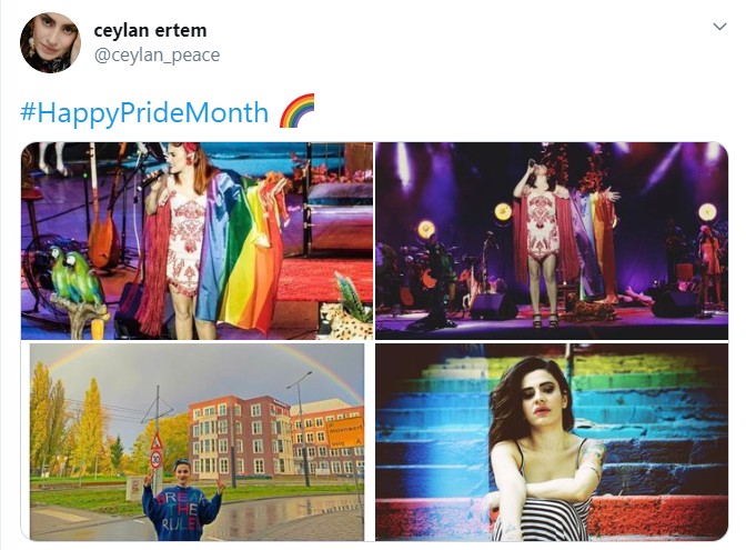 Ceylan Ertem’den Onur Ayı kutlaması Kaos GL - LGBTİ+ Haber Portalı