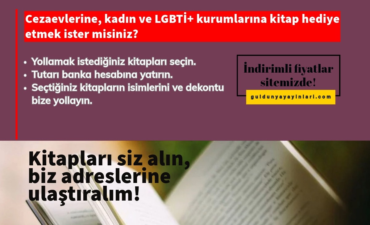 Cezaevlerine, kadın ve LGBTİ+ kurumlarına kitap hediye etmek ister misiniz? Kaos GL - LGBTİ+ Haber Portalı