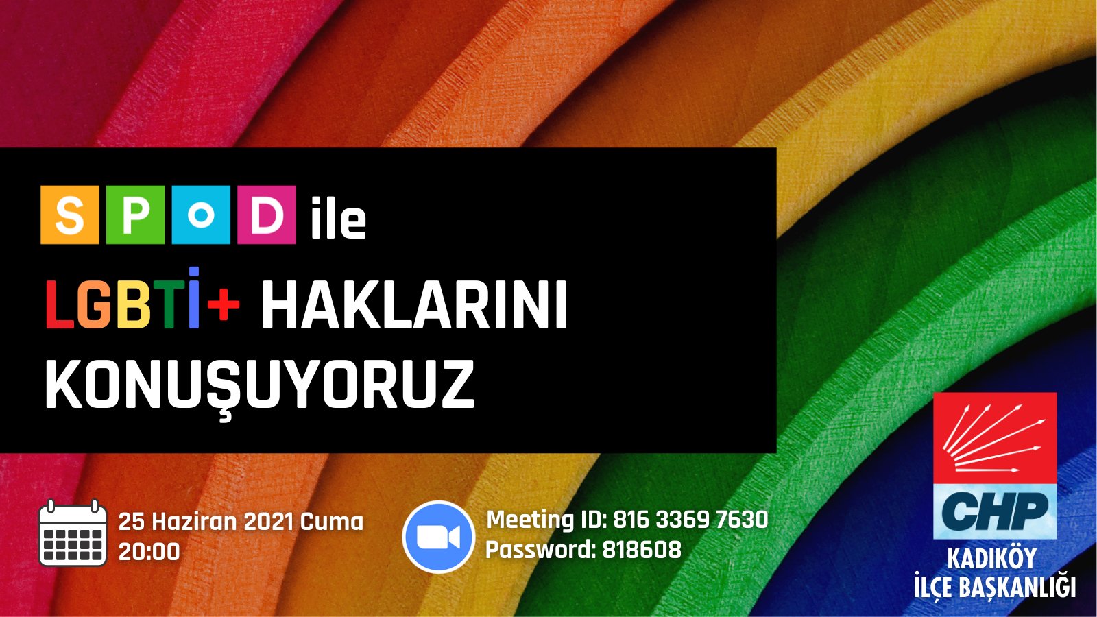 CHP Kadıköy, LGBTİ+ haklarını konuşmaya çağırıyor Kaos GL - LGBTİ+ Haber Portalı