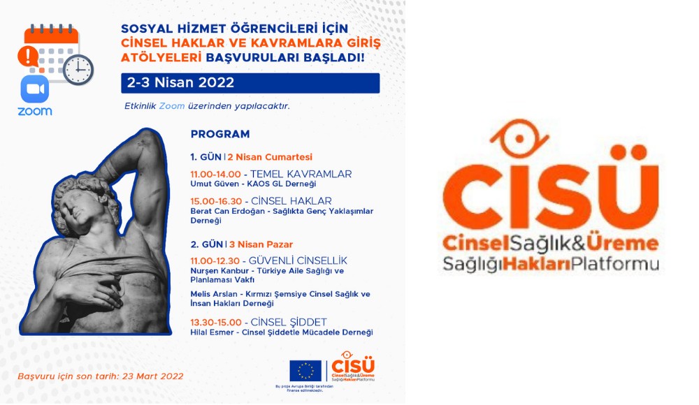 CİSÜ’den Cinsel Haklar ve Kavramlara Giriş Atölyeleri Kaos GL - LGBTİ+ Haber Portalı