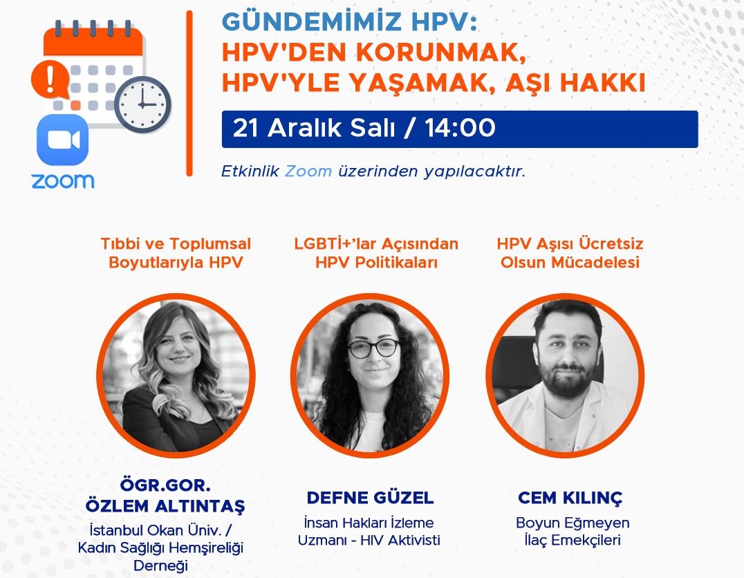 CİSÜ’den “HPV’nin farkında mısınız?” etkinliği Kaos GL - LGBTİ+ Haber Portalı
